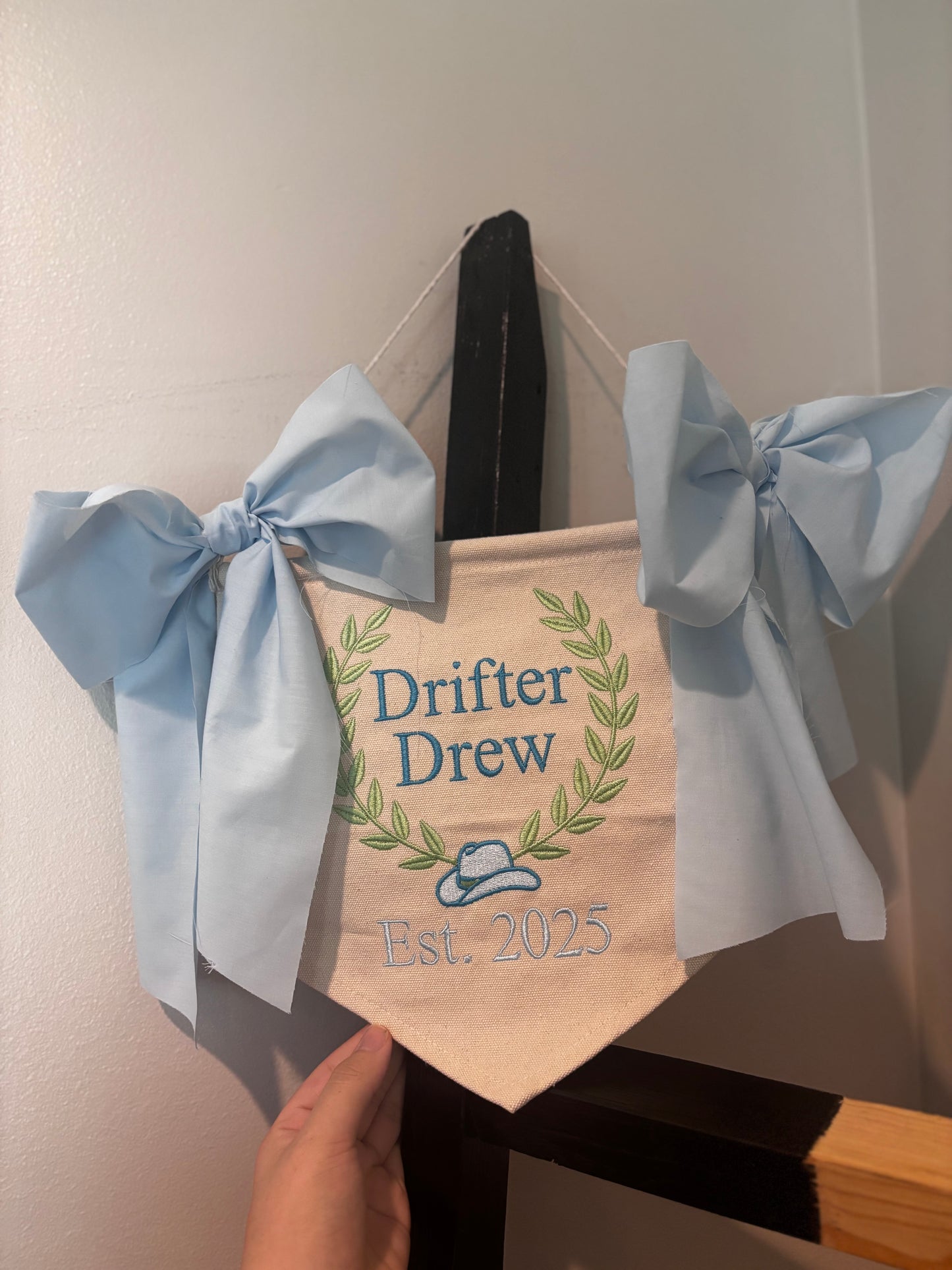 Hospital baby banner announcement