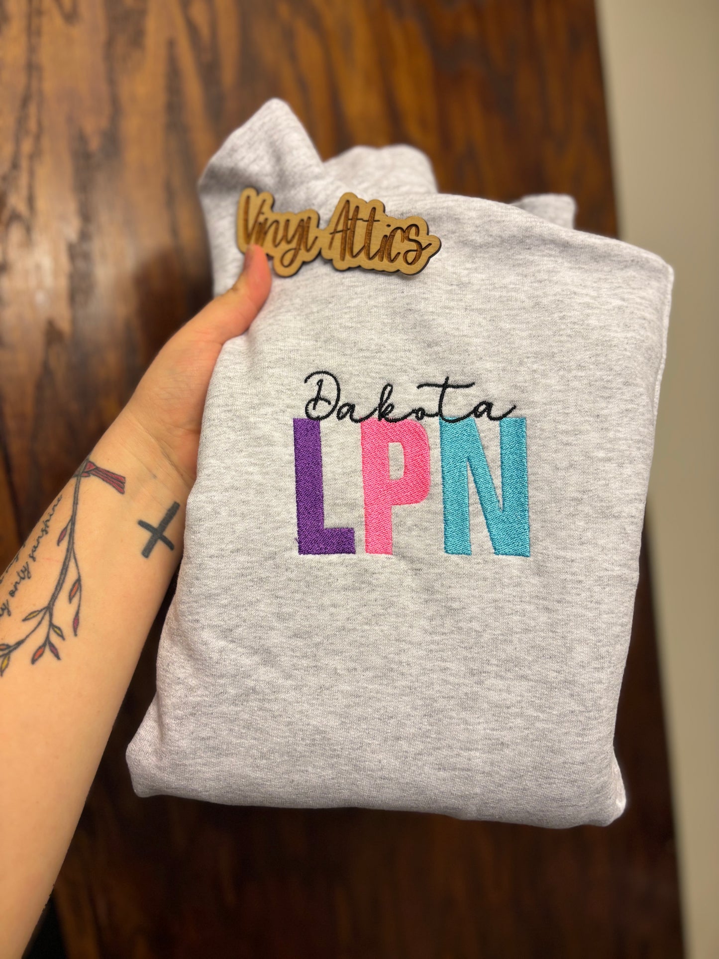Custom nurse quarter zip sweatshirt