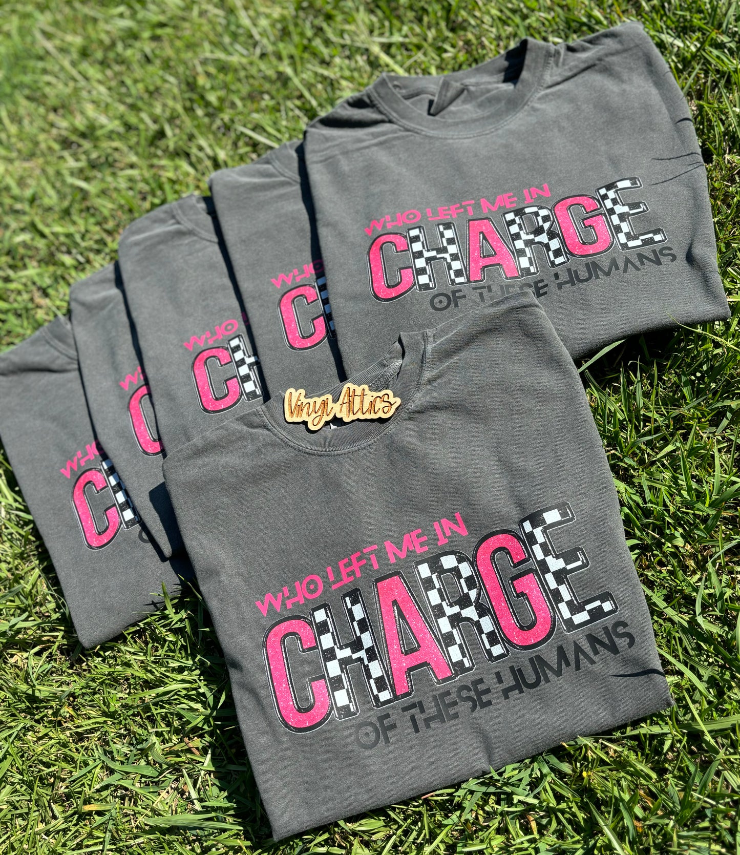 Who left me in charge tee