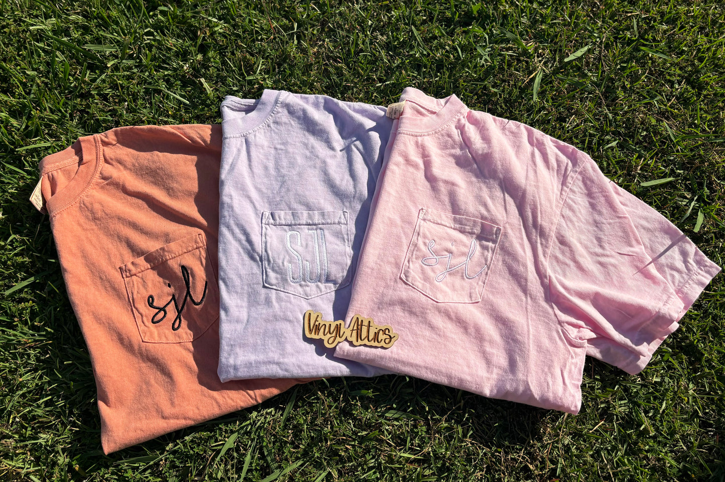 Comfort color pocket tees!
