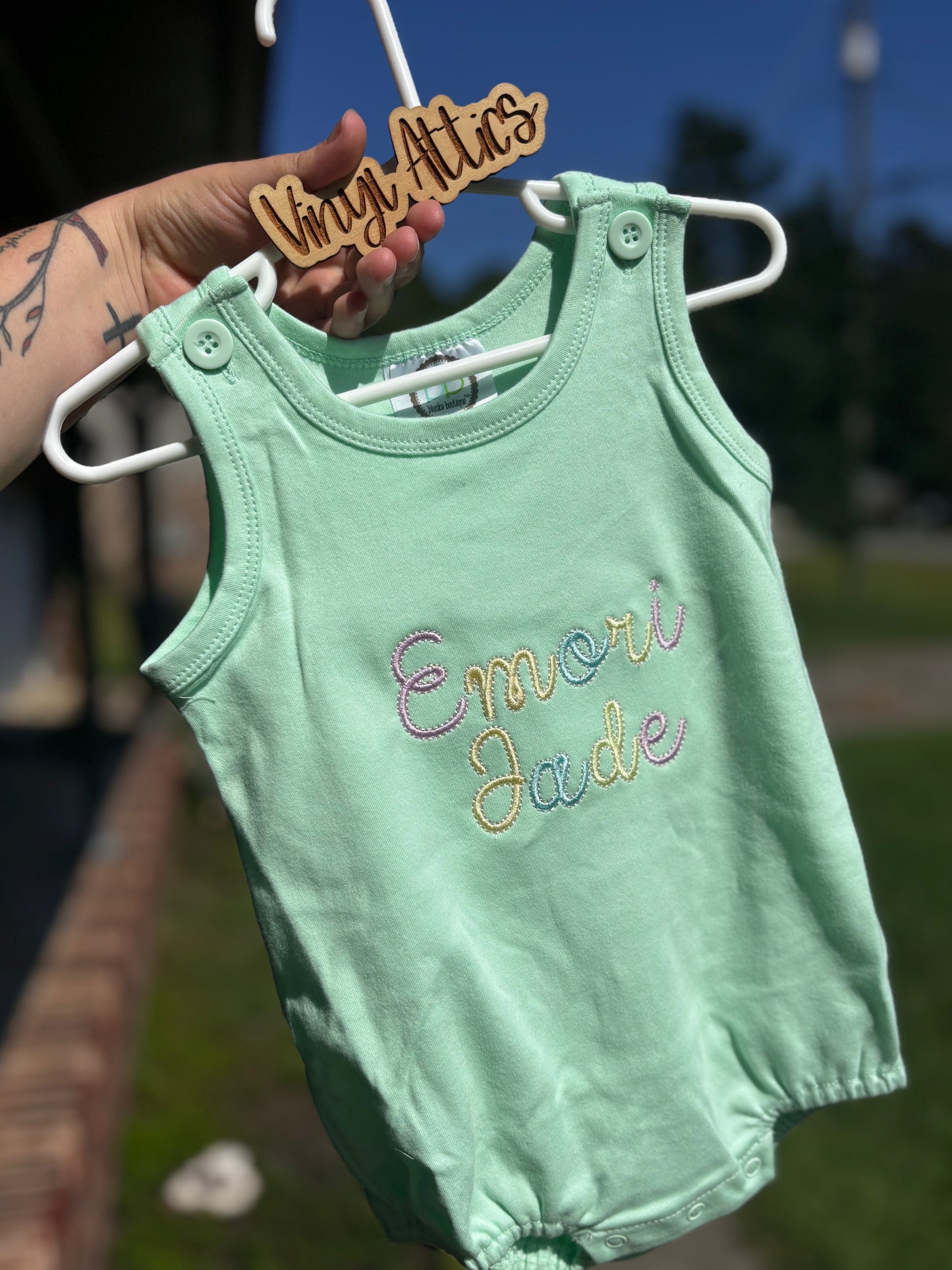 Custom pastel name bubble or shirt