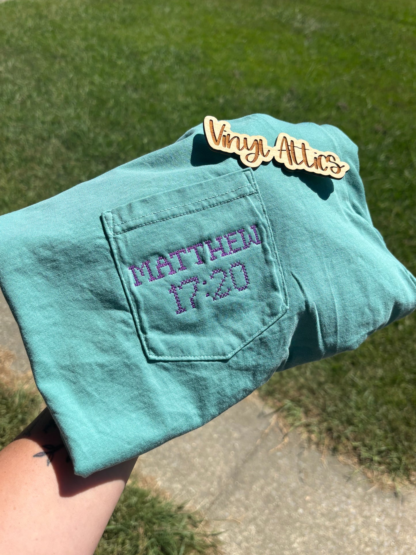 John 3:16 pocket tee