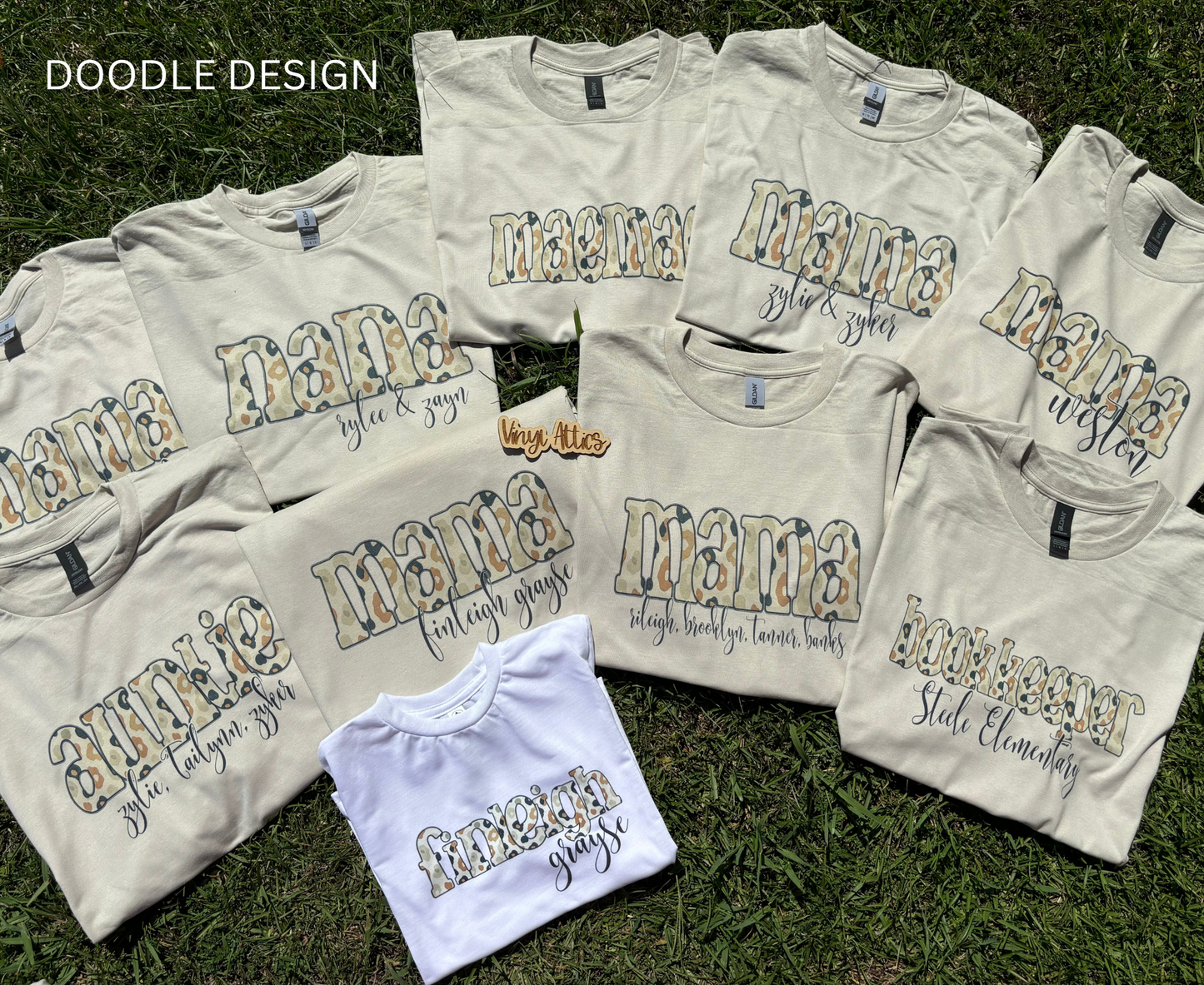 Custom name tees