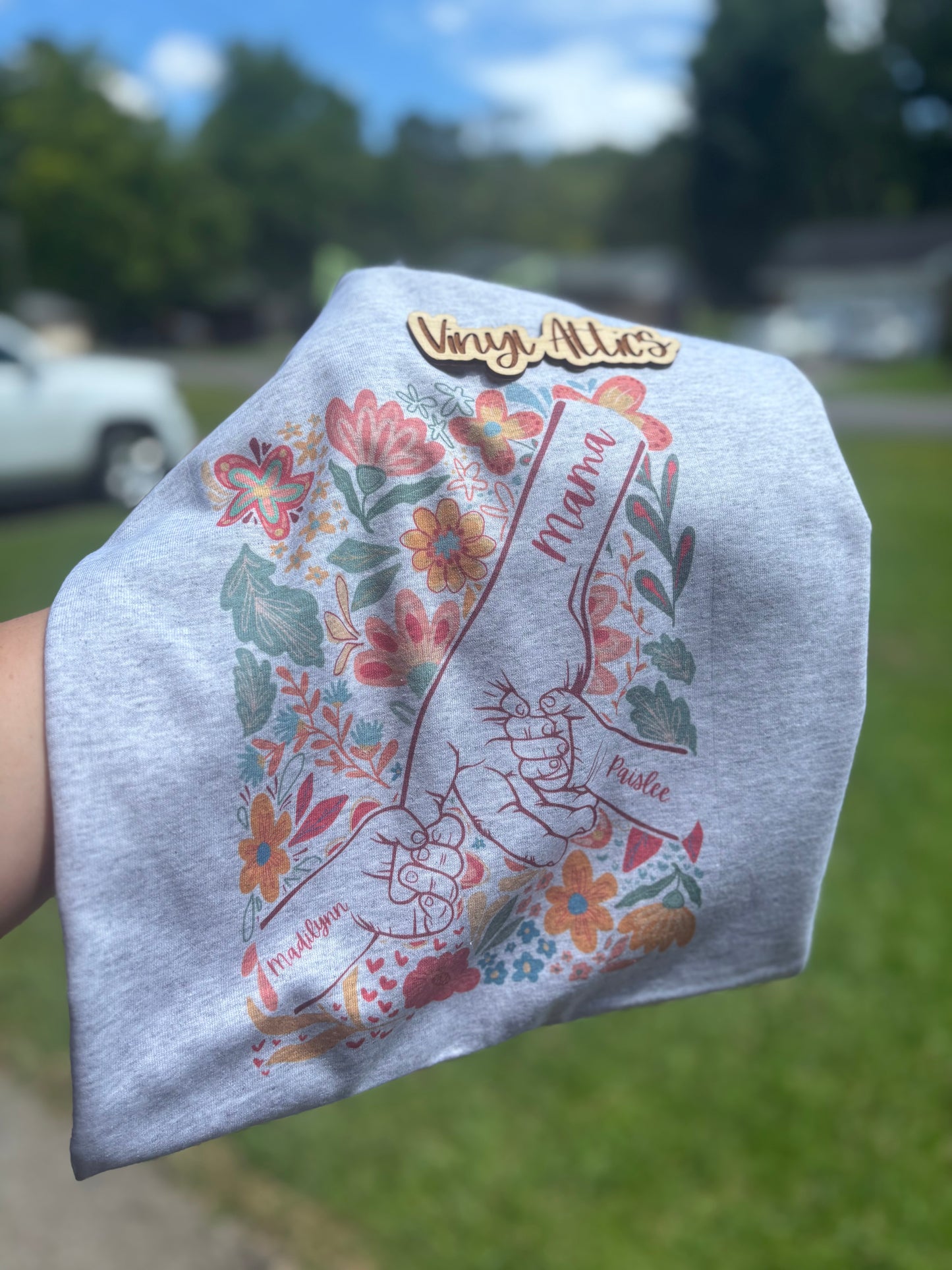 Custom mama arm tee