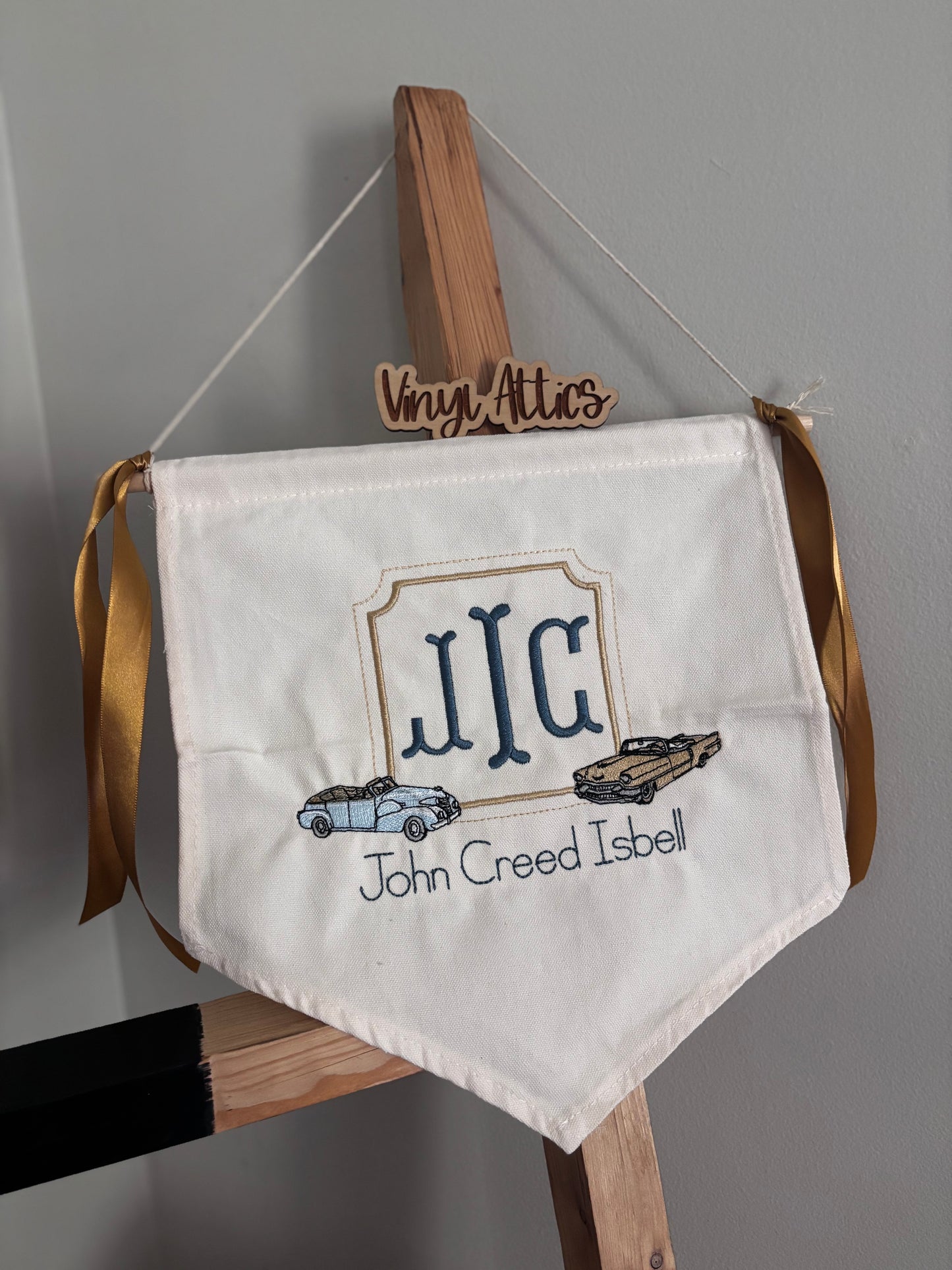 Hospital baby banner announcement