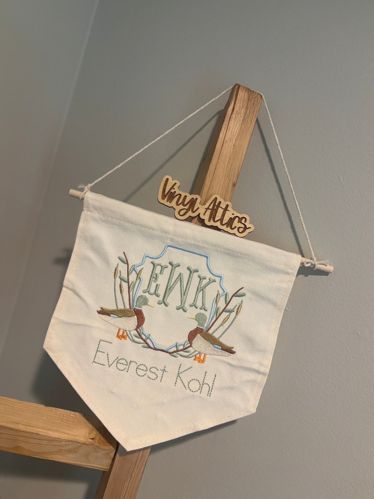 Hospital baby banner announcement