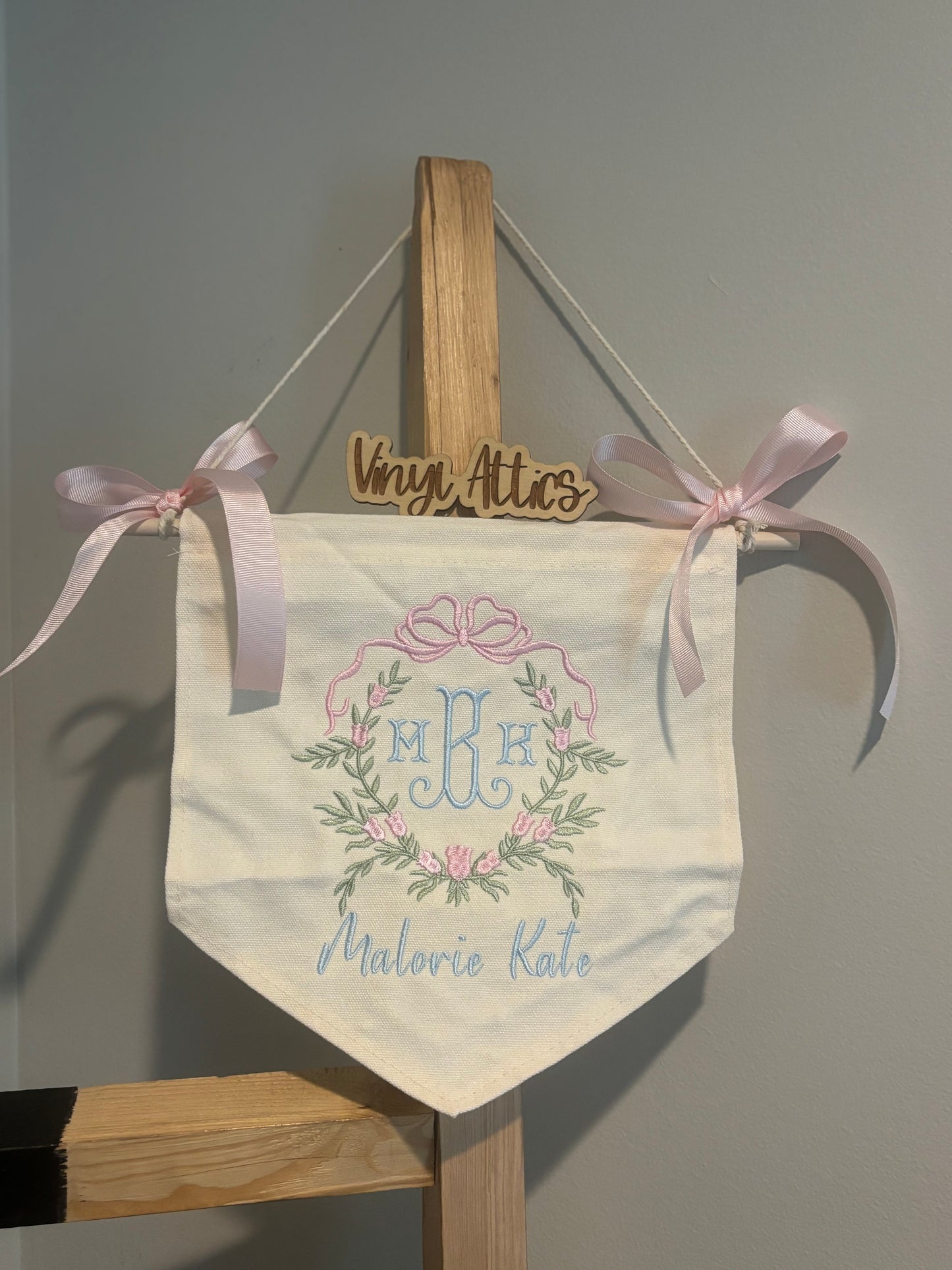 Hospital baby banner announcement