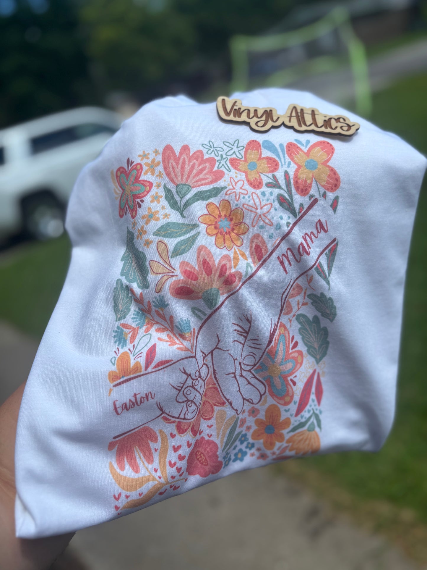Custom mama arm tee