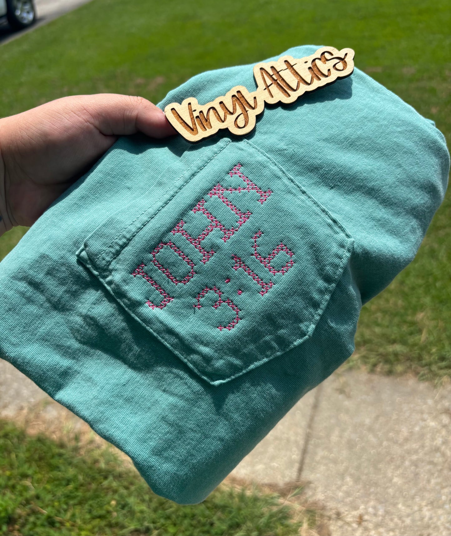 John 3:16 pocket tee