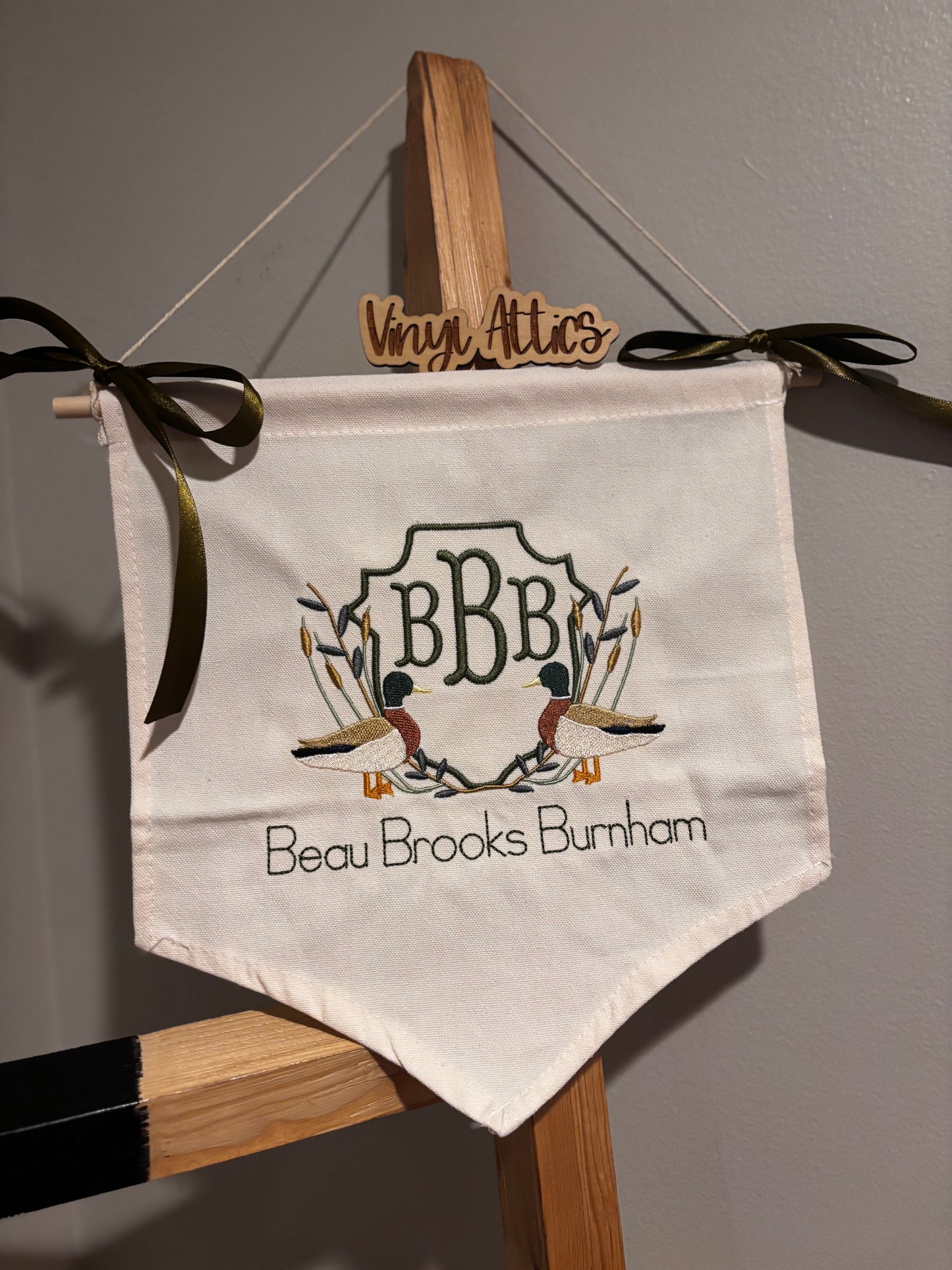 Hospital baby banner announcement