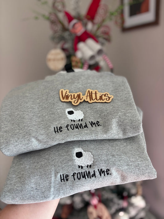 He left the 99 embroidered sweatshirt