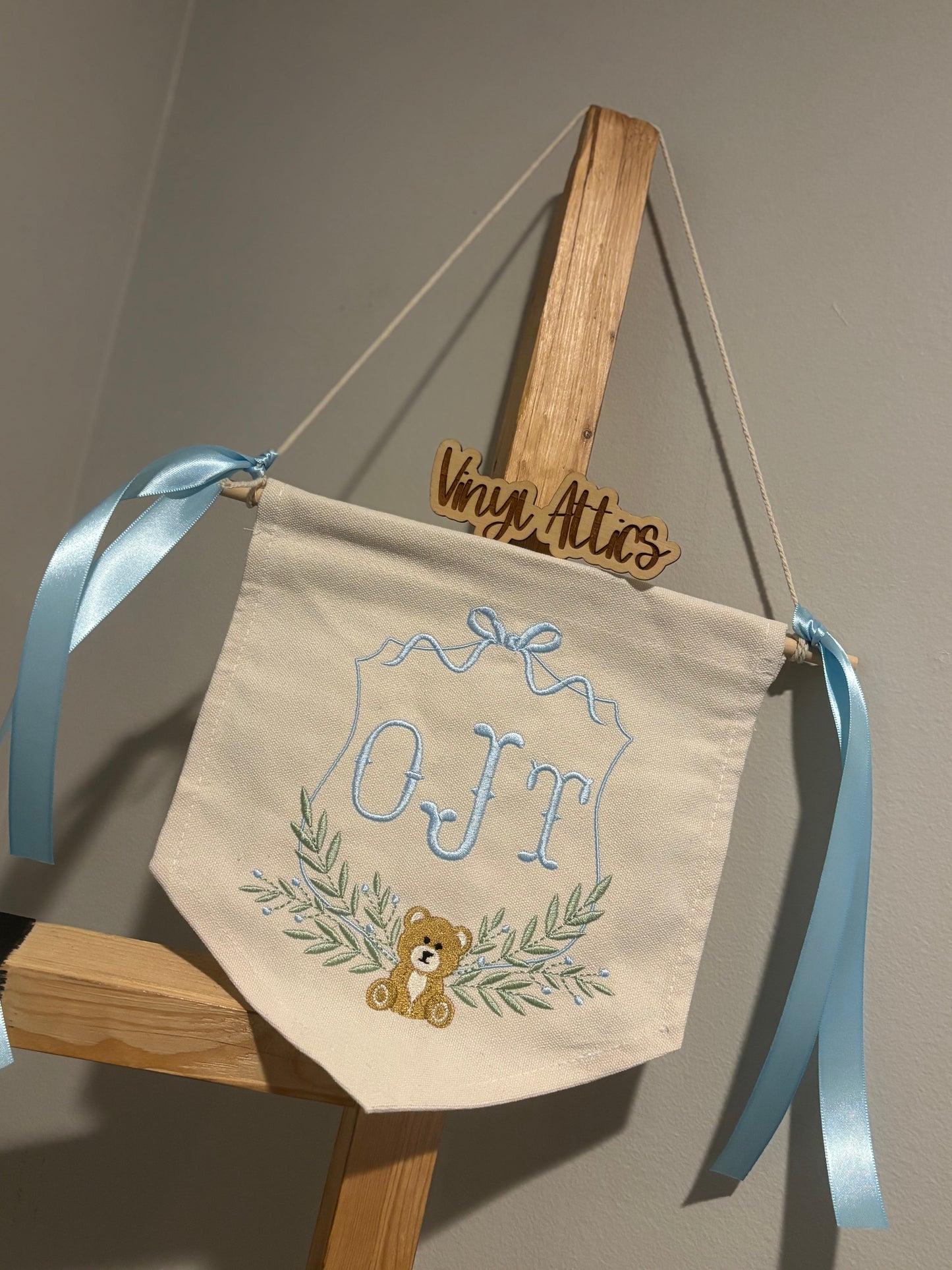 Hospital baby banner announcement