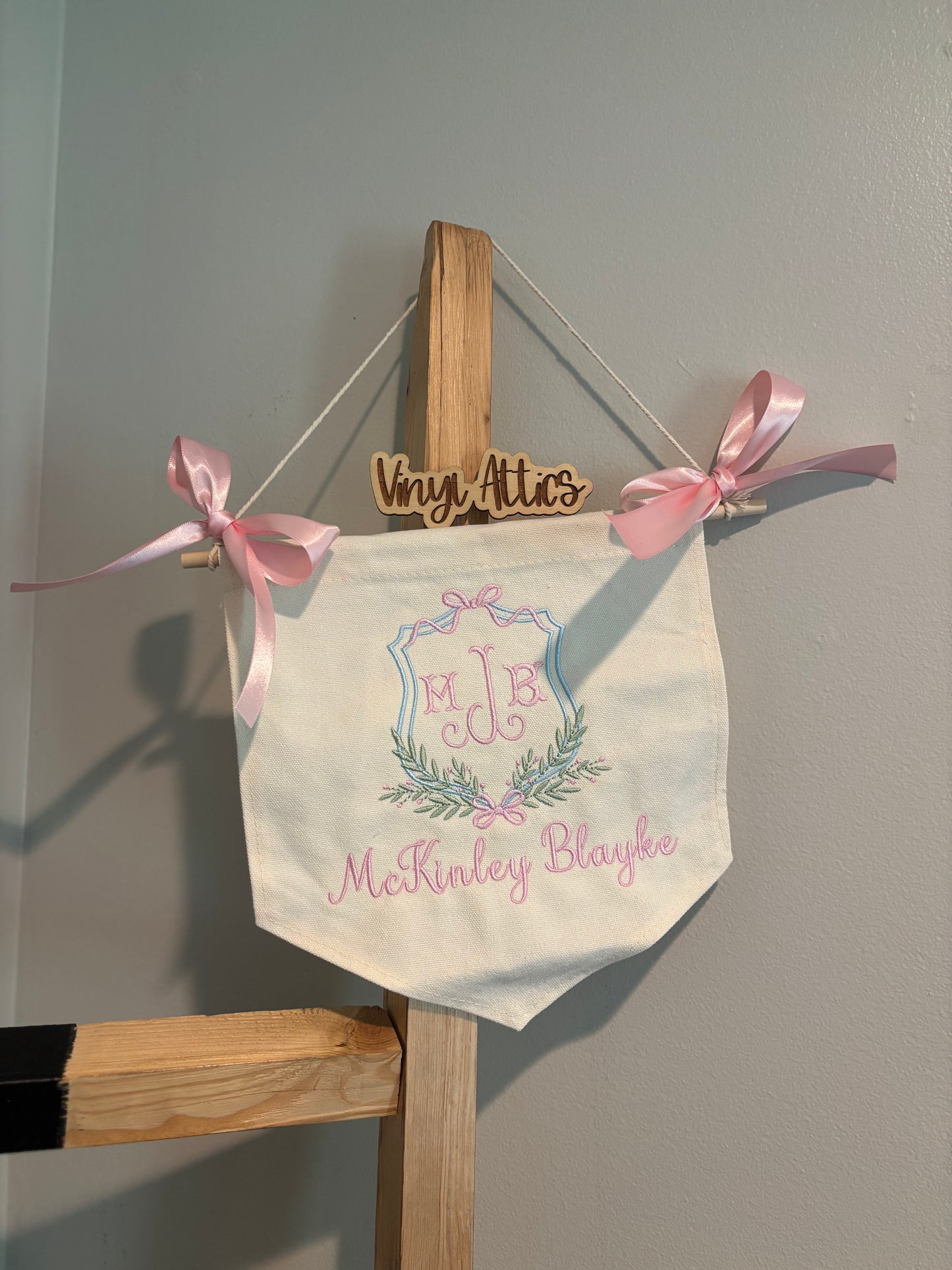 Hospital baby banner announcement