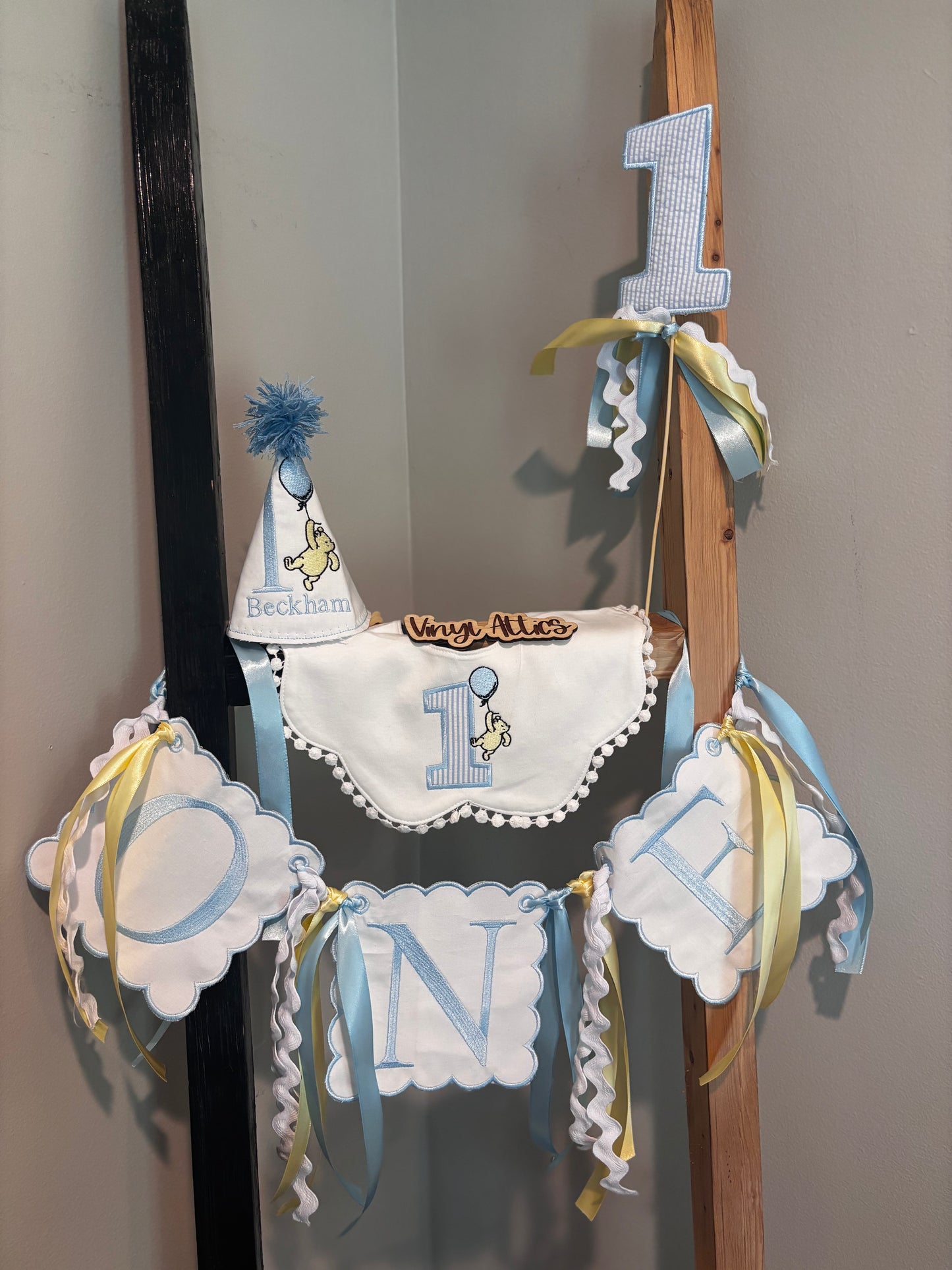 Custom Embroidered birthday sets