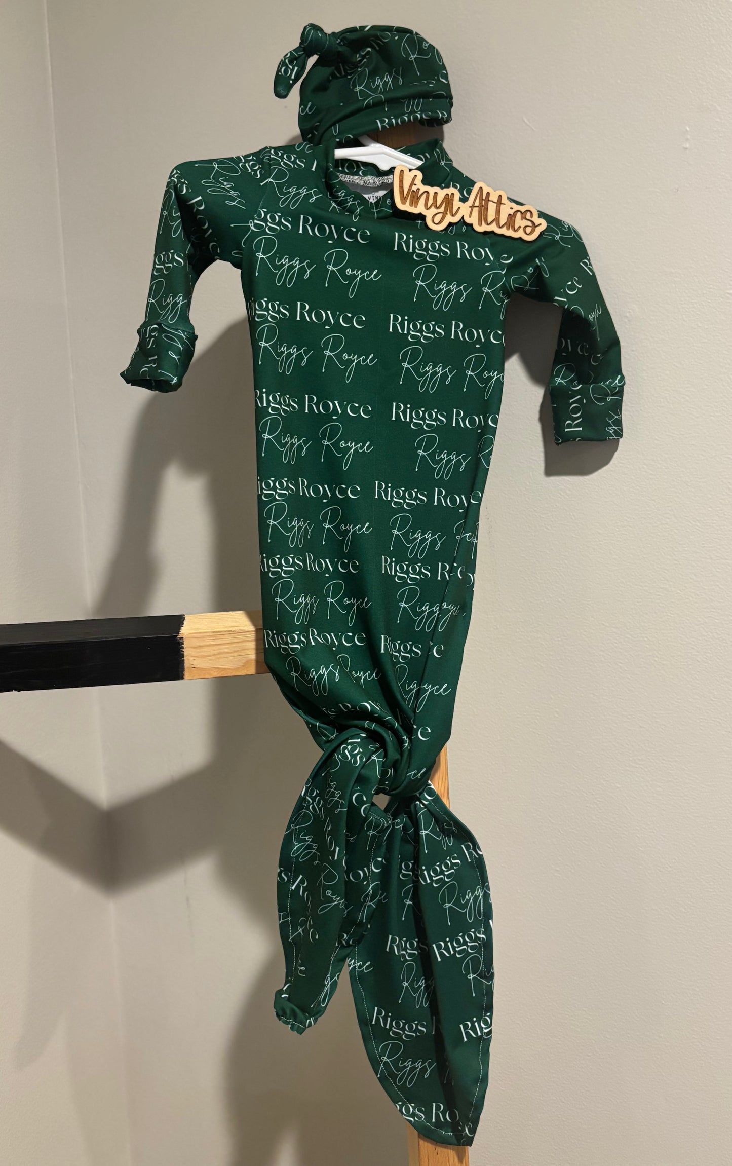 Custom baby gown