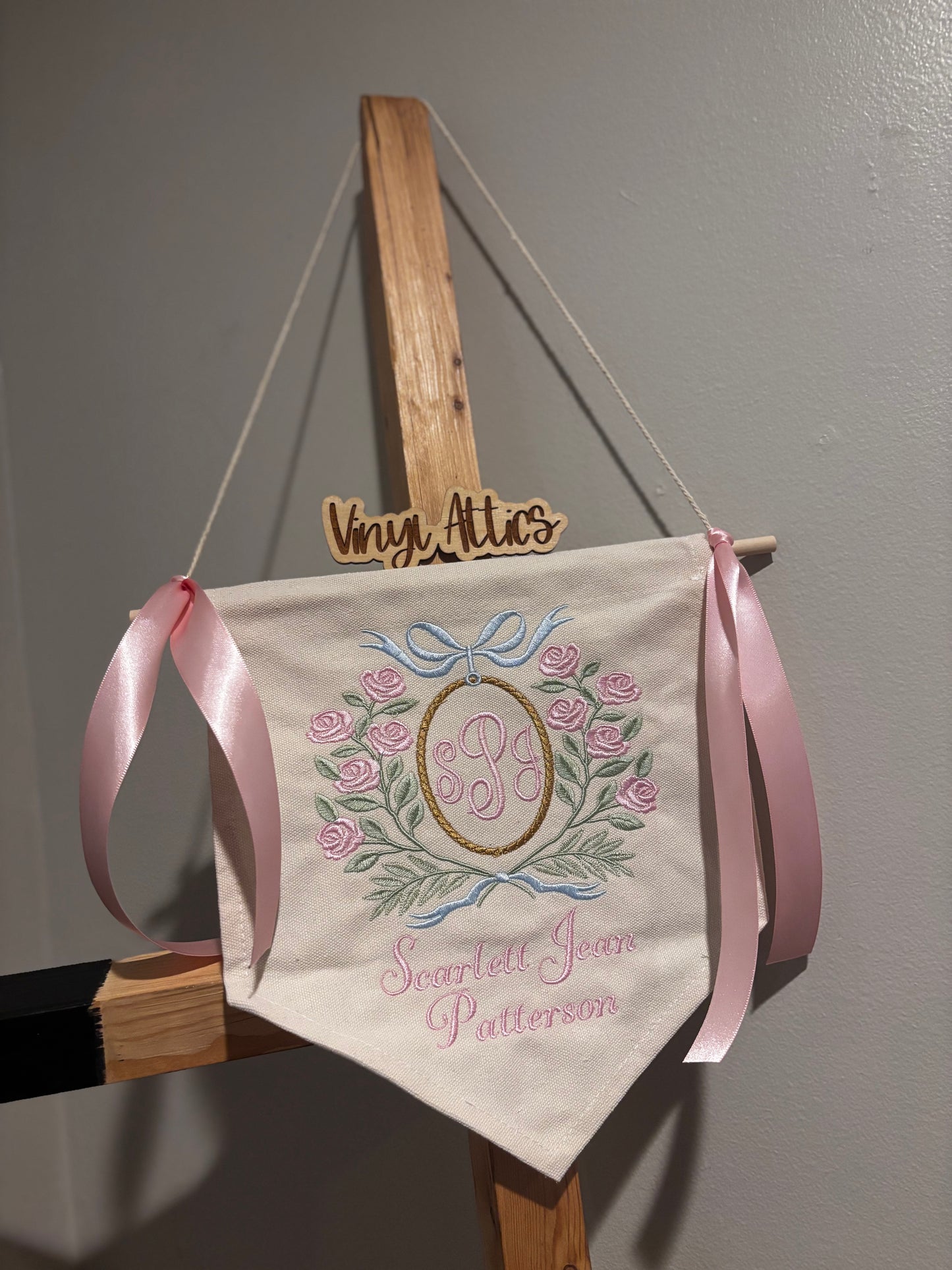 Hospital baby banner announcement