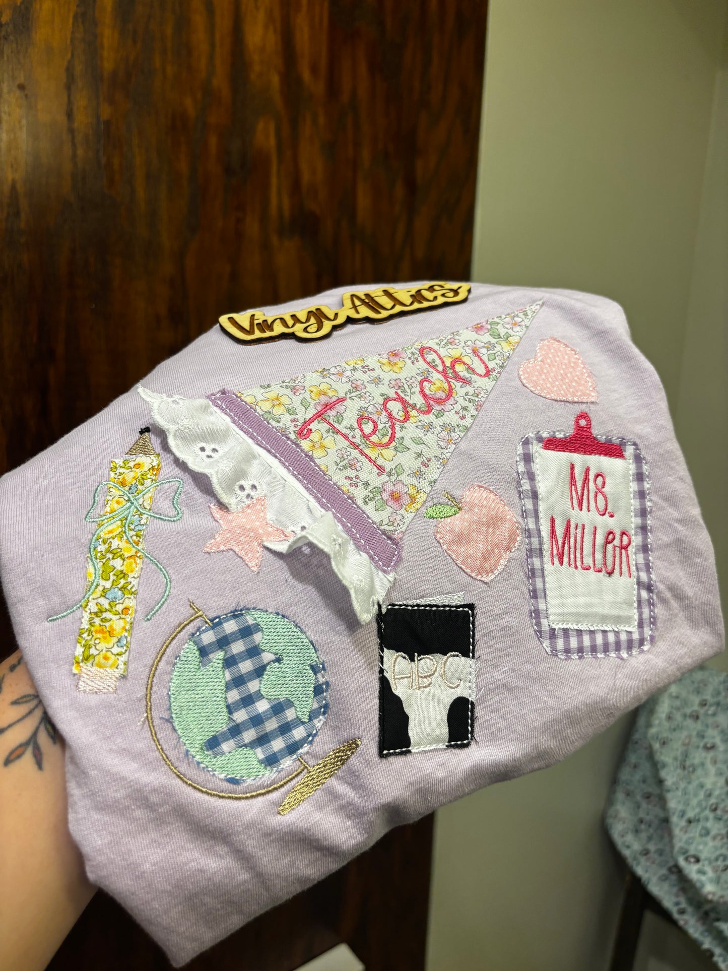 Teacher custom pennant shirt