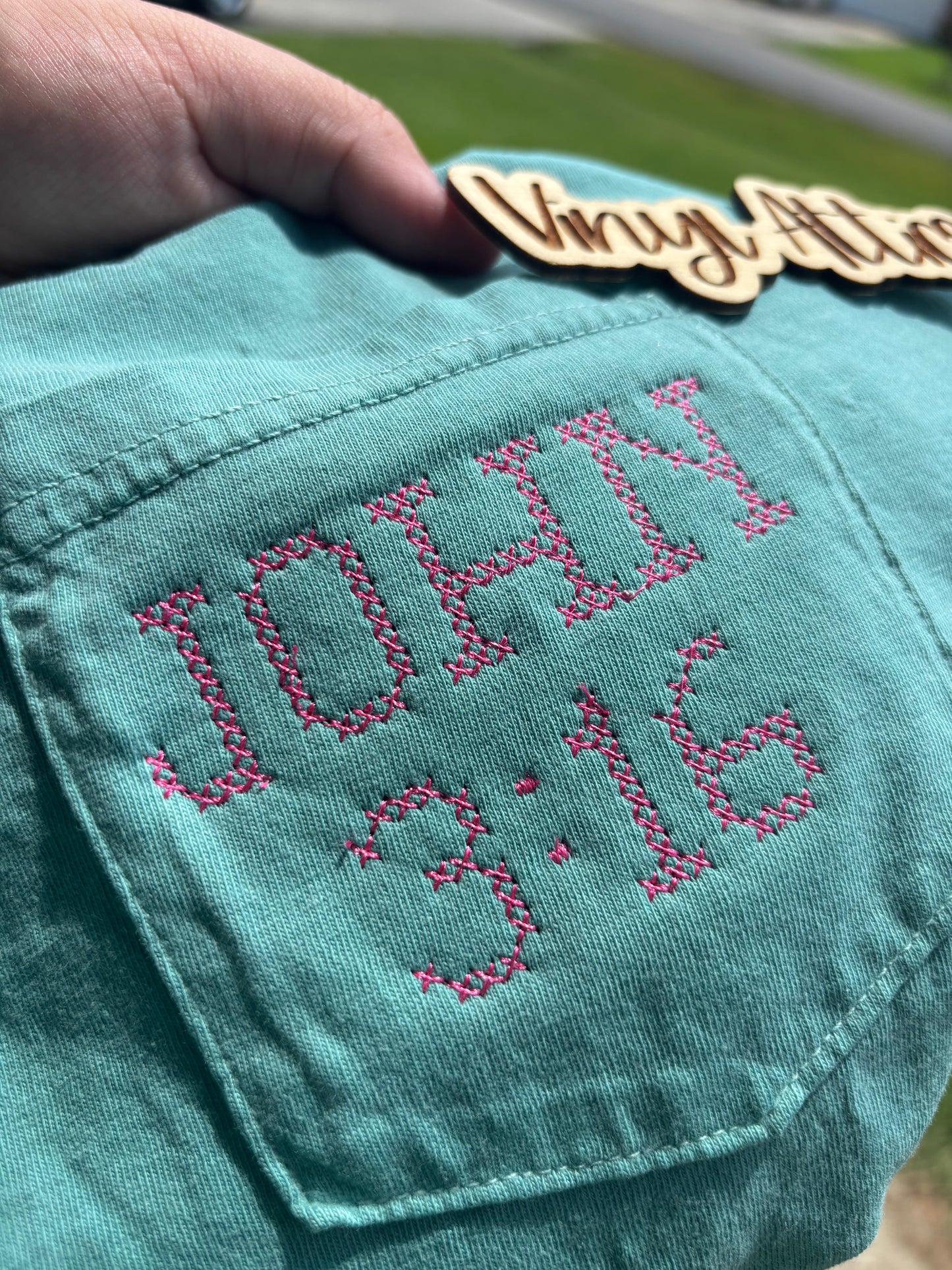 John 3:16 pocket tee